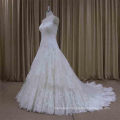 Elegant Fashion Made to Measure Long Train Wedding Gown